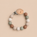 Bruin/groen/beige/creme