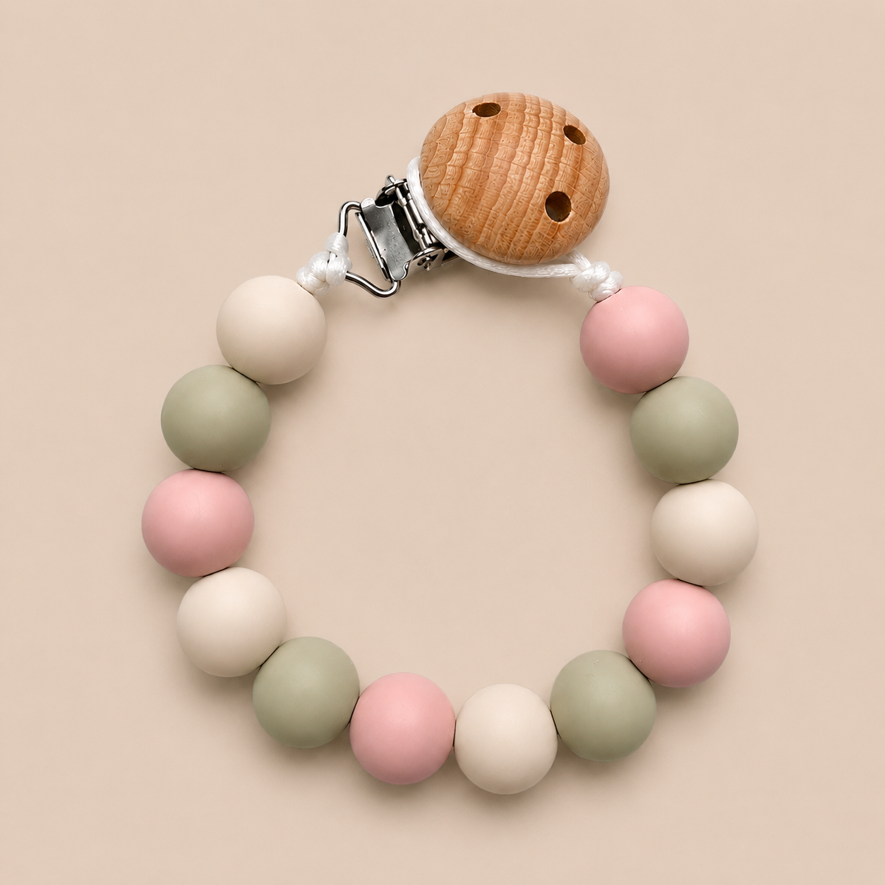 Roos/groen/beige